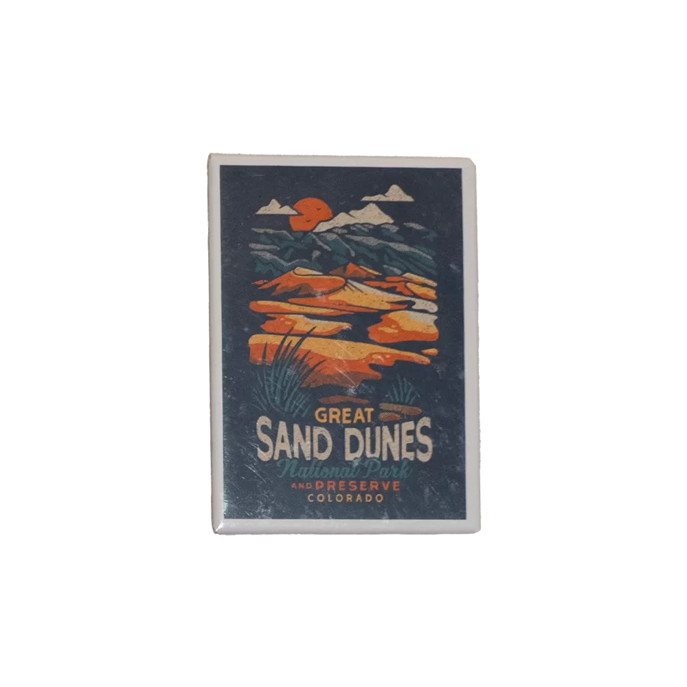 Travel journal card: Great Sand Dunes, Colorado